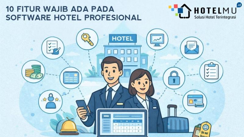 10 Fitur Wajib Ada Pada Software Hotel Profesional