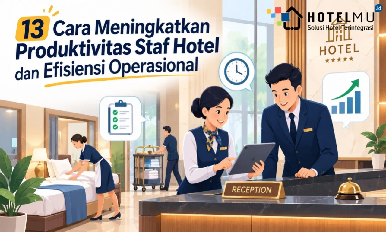 13 Cara Meningkatkan Produktivitas Staf Hotel dan Efisiensi Operasional