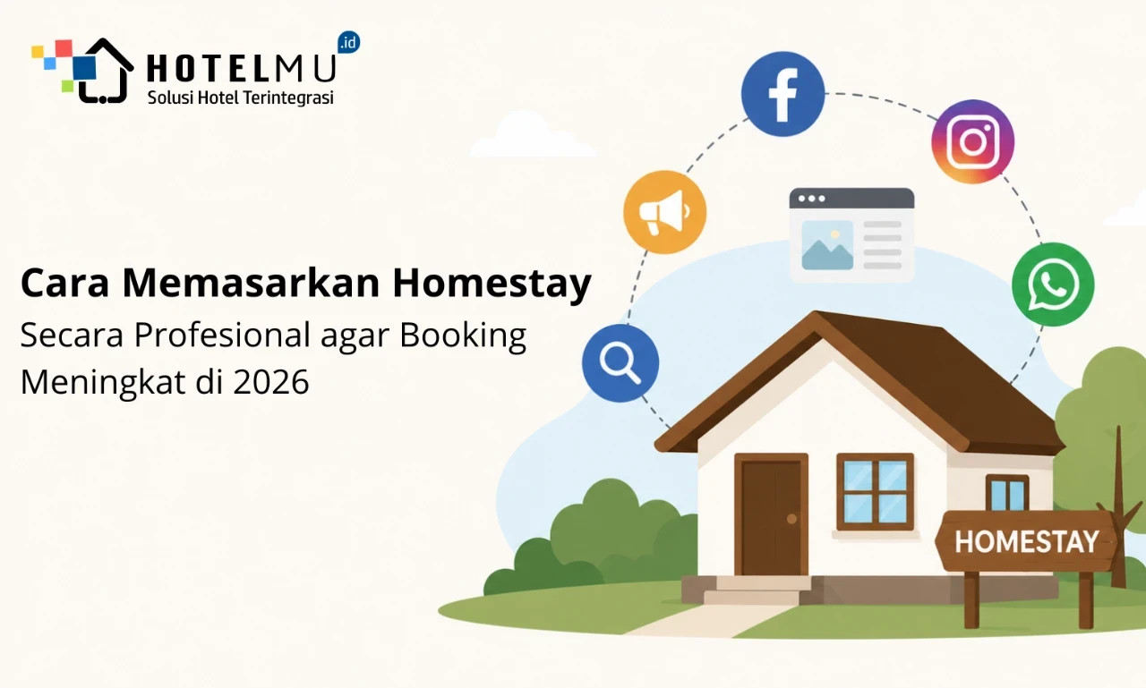 14 Cara Memasarkan Homestay Secara Profesional agar Booking Meningkat di 2026