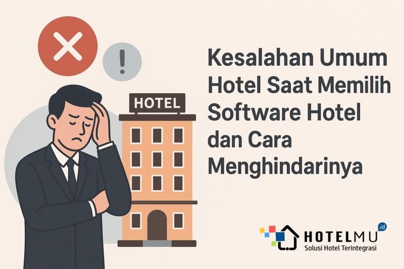7 Kesalahan Umum Hotel Saat Memilih Software Hotel dan Cara Menghindarinya