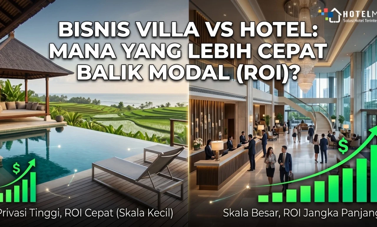 Bisnis Villa vs Bisnis Hotel: Mana yang Lebih Cepat Balik Modal (ROI)?