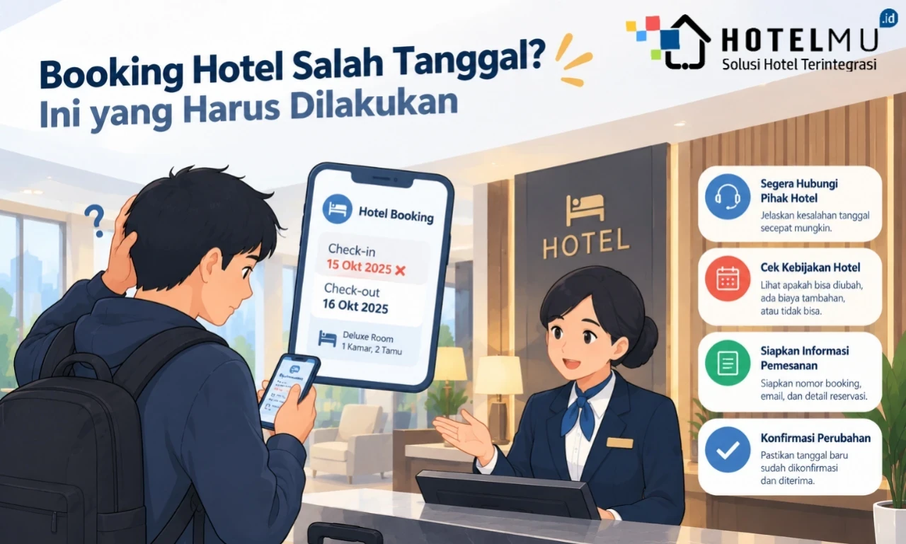 Booking Hotel Salah Tanggal? Ini yang Harus Dilakukan