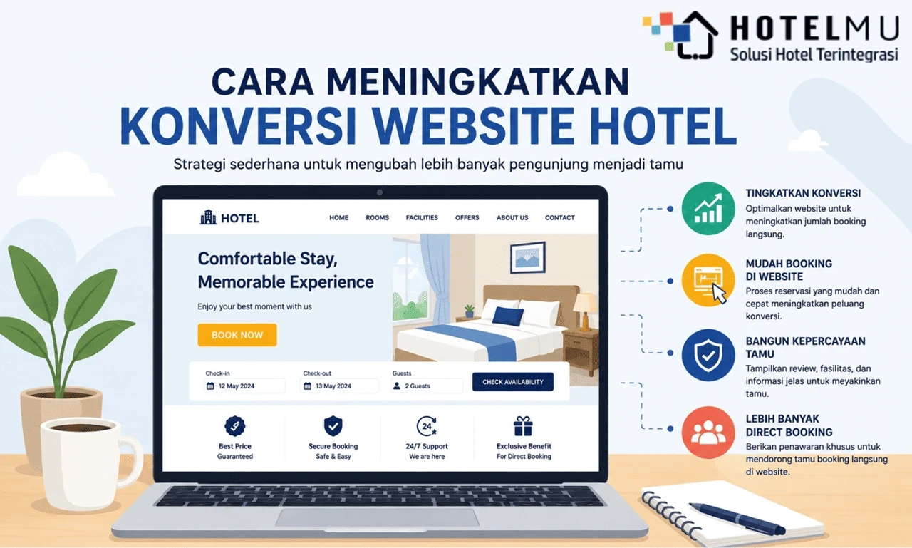 Cara Meningkatkan Konversi Website Hotel