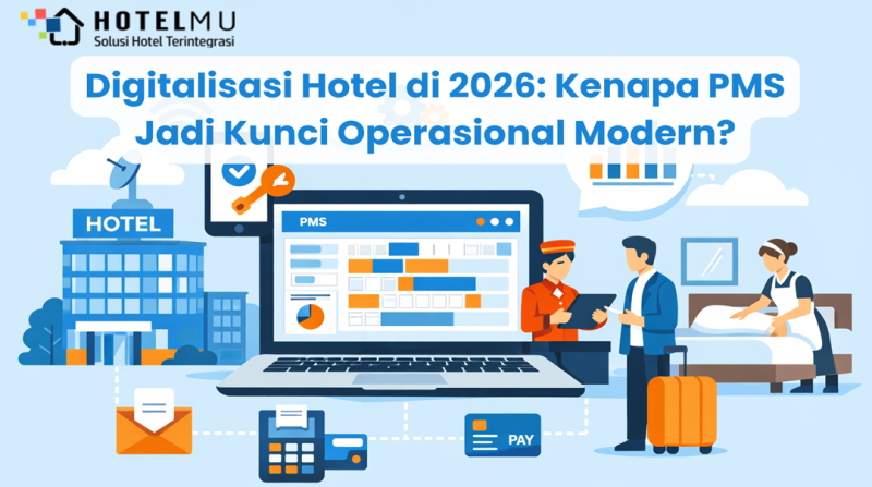 Digitalisasi Hotel di 2026: Kenapa PMS Jadi Kunci Operasional Modern?