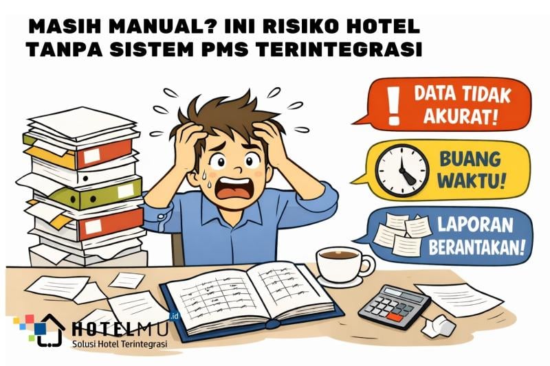 Masih Manual? Ini Risiko Hotel Tanpa Sistem PMS Terintegrasi