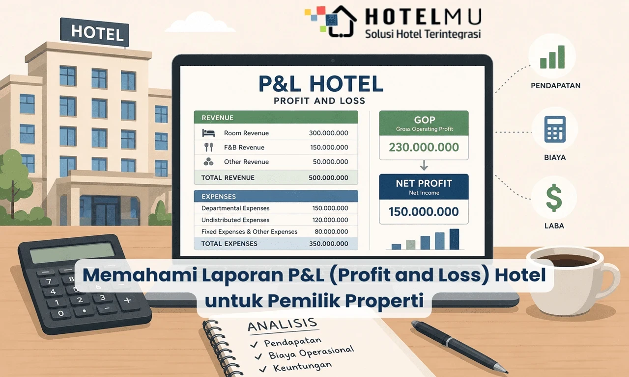 Memahami Laporan P&L (Profit and Loss) Hotel untuk Pemilik Properti