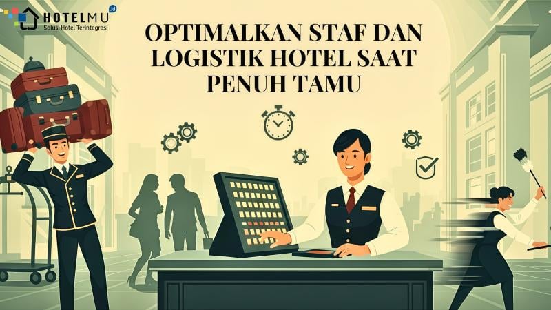 Optimalkan Staf dan Logistik Hotel Saat Penuh Tamu