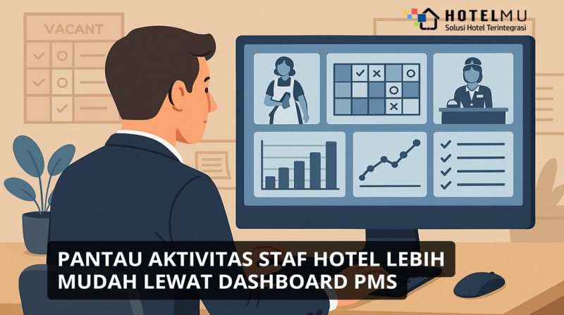 Pantau Aktivitas Staf Hotel Lebih Mudah Lewat Dashboard PMS