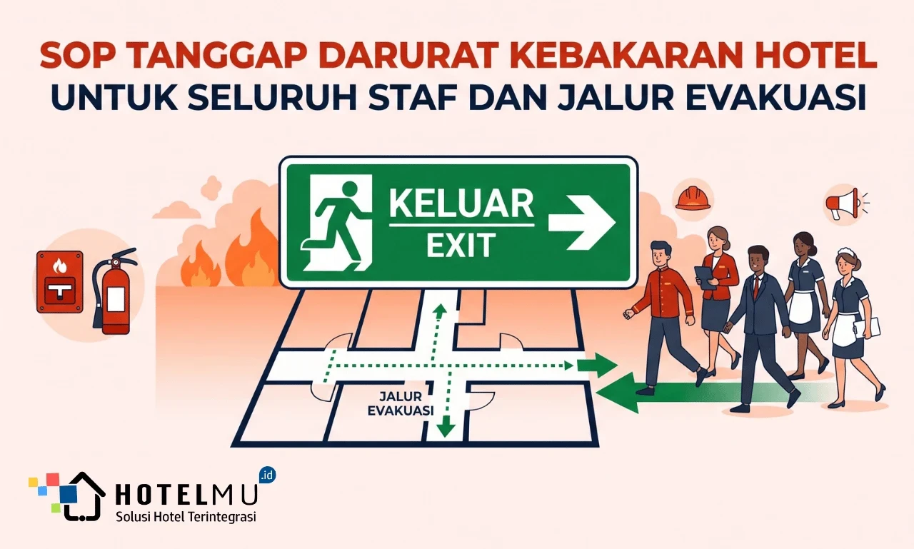 SOP Tanggap Darurat Kebakaran Hotel untuk Seluruh Staf dan Jalur Evakuasi