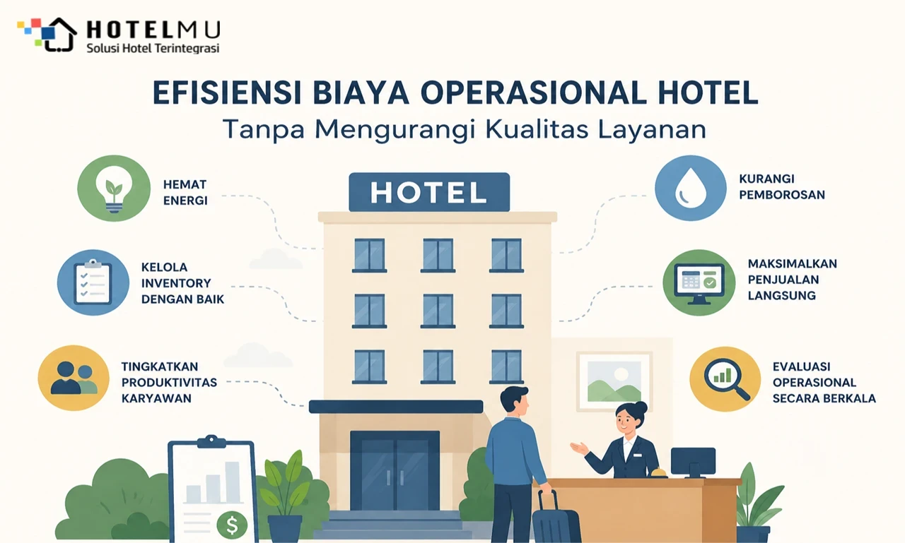 Strategi Efisiensi Biaya Operasional Hotel Tanpa Mengurangi Kualitas Layana